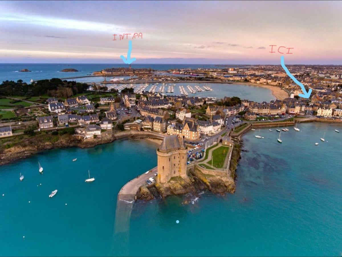 Grand Studio Bord De Mer Saint-Malo Exteriör bild